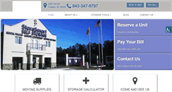 Desktop Screenshot of conwayscselfstorage.com